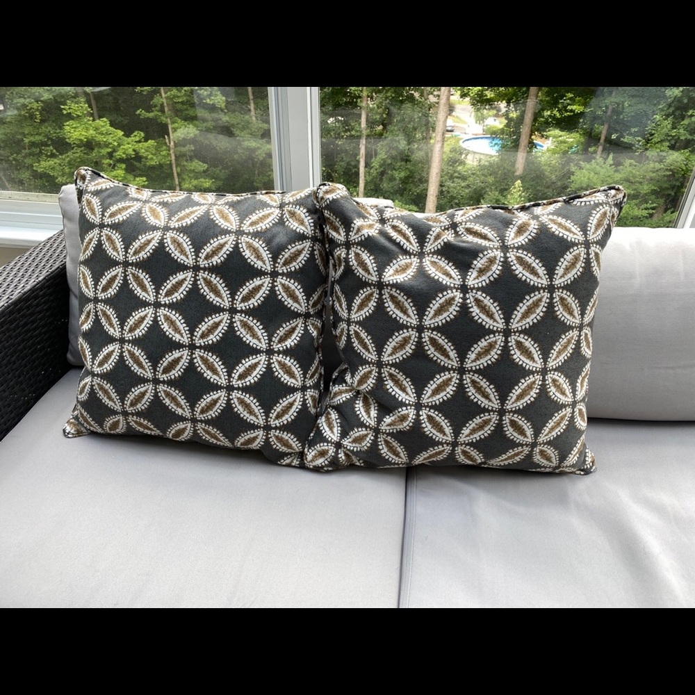 New accent pillows (2 sold together)
